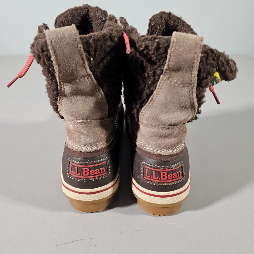 LL Bean Winter Boots Womens 8 Brown Primaloft Insulated TEK2.5 Duck Boots - Picture 5 of 7